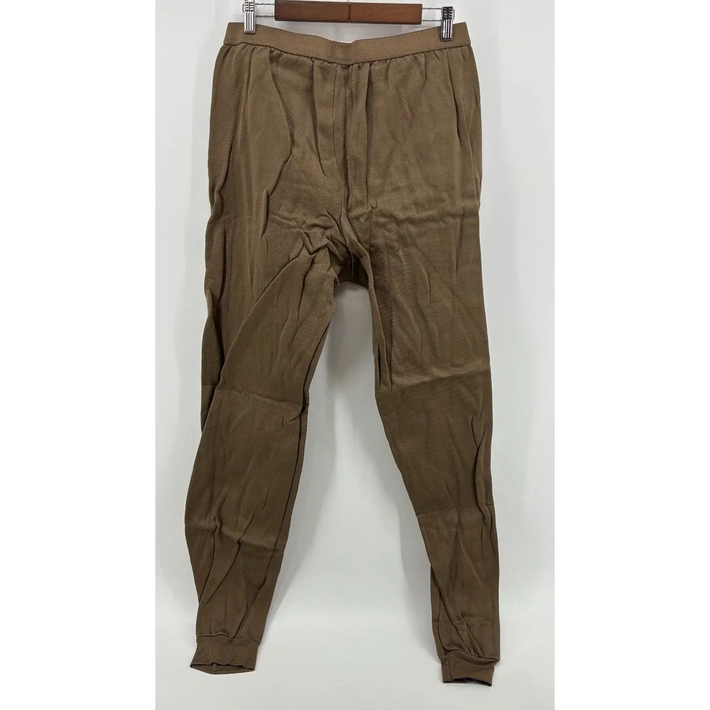 US Army Poly Pro Thermal Men Brown Drawers Cold Weather Lot of 2 3XL SEKRI NEW